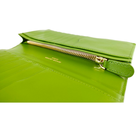 Vibrant Leather Long Wallet