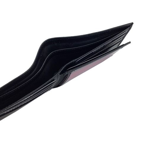 Black Sleek Wallet with Extra Photo Flap