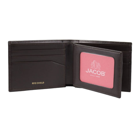 กระเป๋าสตางค์หนังพร้อมช่องใส่การ์ดหลายช่องและระบบป้องกัน RFID