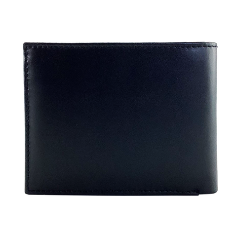 Black Sleek Wallet with Extra Photo Flap | JACOB