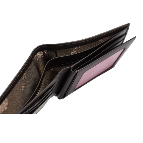 กระเป๋าสตางค์หนังพร้อมช่องใส่การ์ดหลายช่องและระบบป้องกัน RFID