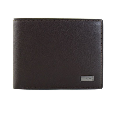 Soft Leather Wallet with Clear Card Compartments