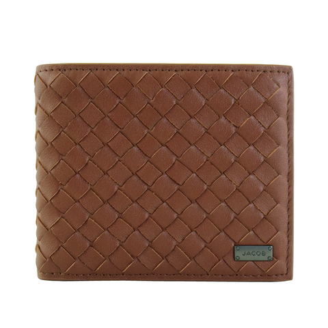 Simple Braided Leather Wallet