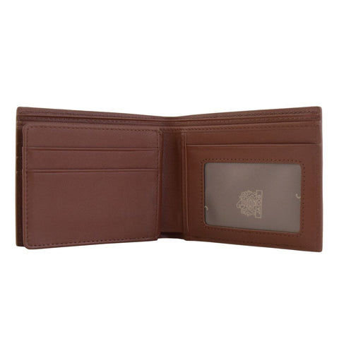 กระเป๋าสตางค์หนังลายเช็คเกอร์ แบบมีพับเก็บรูปหรือ ID 