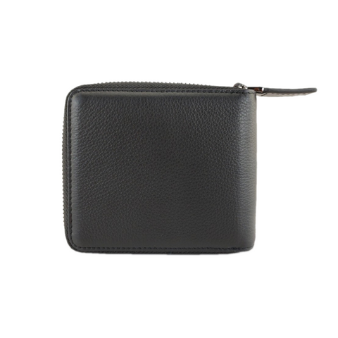 Classic Leather Wallet with Zipper, ID & Coin Purse Compartment