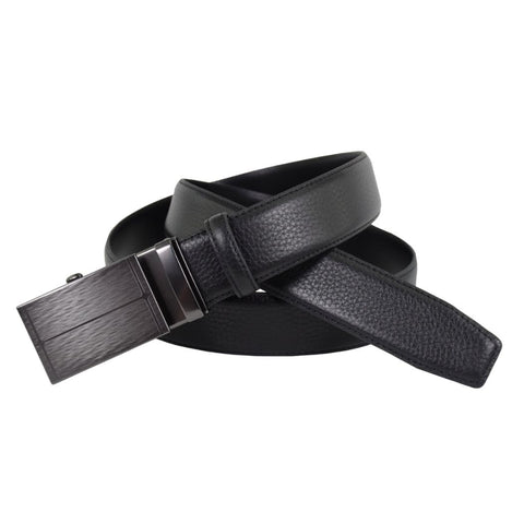 Leather Grain Detailing with Mattle Automatic Belt Buckle