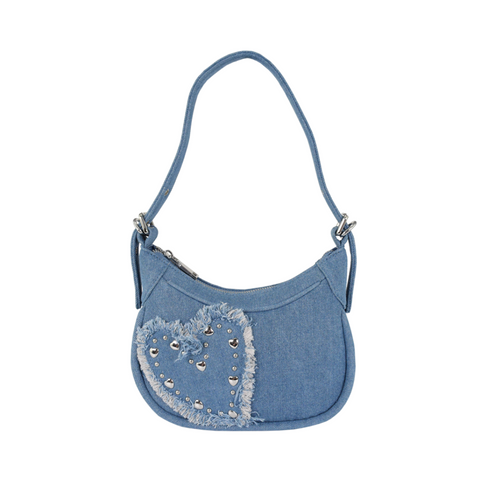 Heartbeat Denim Handbag