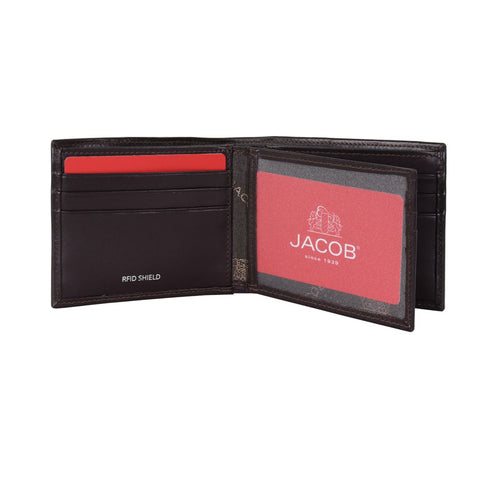 Multi-Card Leather Wallet with RFID