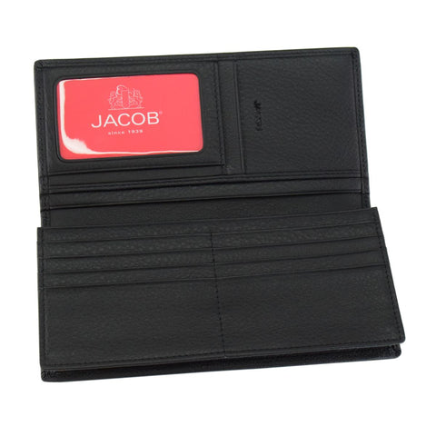 กระเป๋าสตางค์หนังนิ่มทรงยาวคลาสสิก  