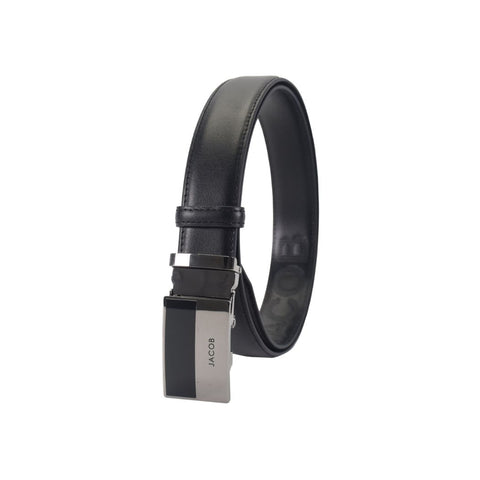 Gloss Plate Automatic Leather Belt