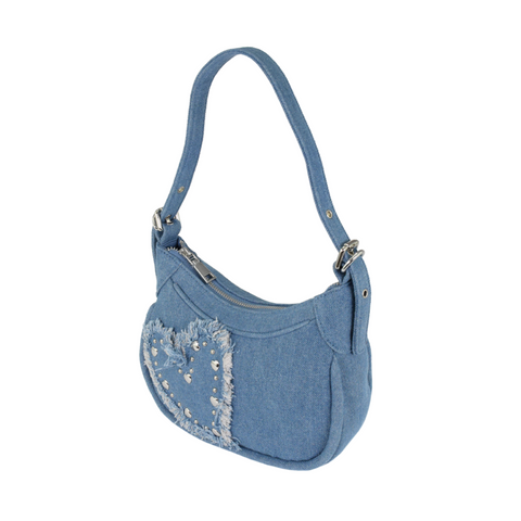 Heartbeat Denim Handbag
