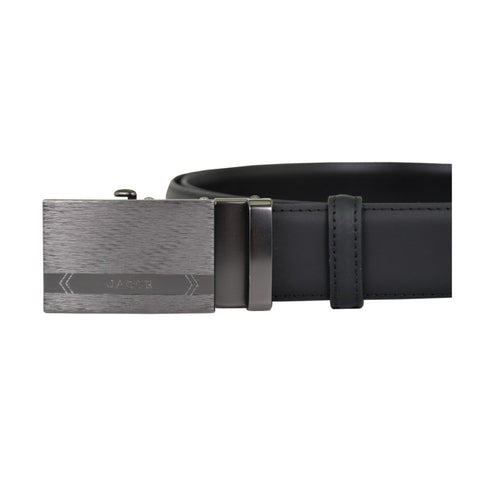 Matte Black Leather Auto Belt