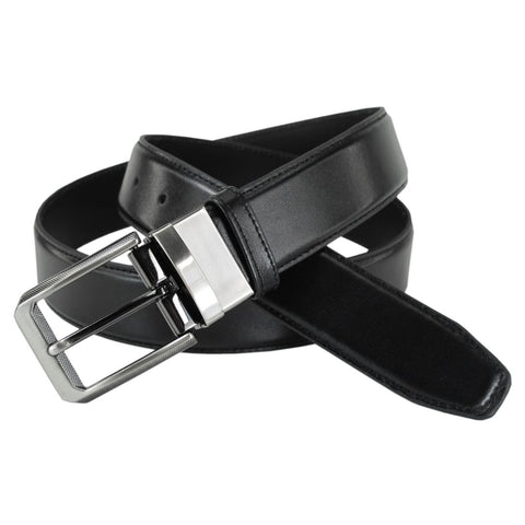 Classic Black Leather Belt