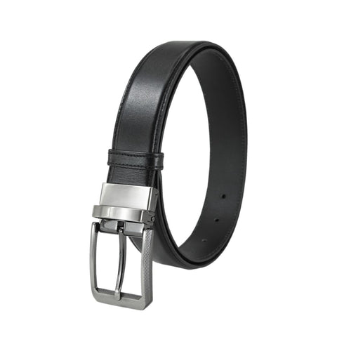 Classic Black Leather Belt