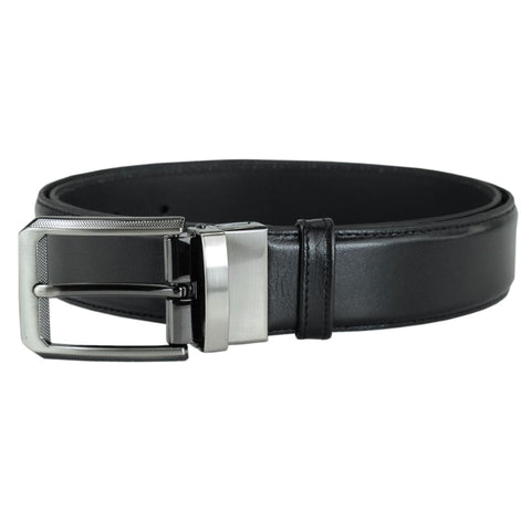 Classic Black Leather Belt