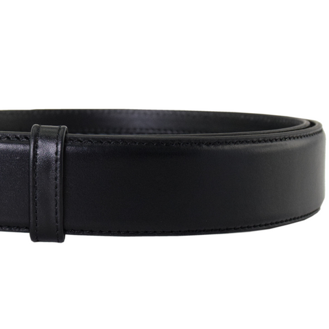 Sleek Black Belt with Automatic Buckle