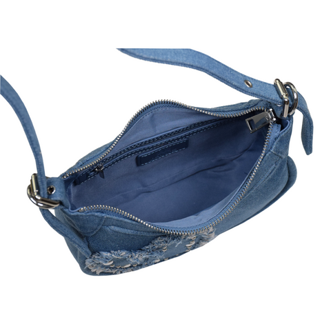 Heartbeat Denim Handbag
