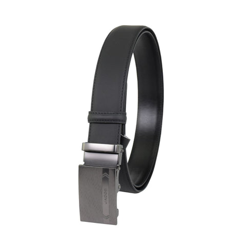 Matte Black Leather Auto Belt