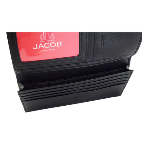 กระเป๋าสตางค์หนังนิ่มทรงยาวคลาสสิก  