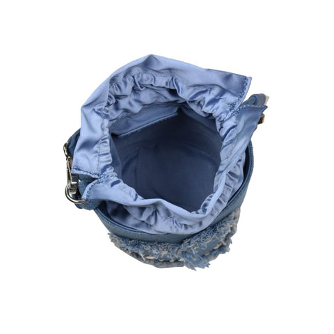 Heartbeat Denim Bucket Bag