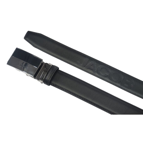 Gloss Plate Automatic Leather Belt