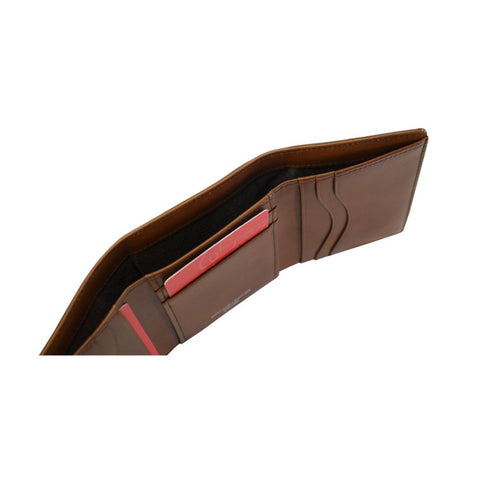 Vertical Leather Wallet – Narrow & Practical