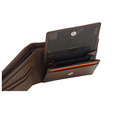 กระเป๋าสตางค์หนังนิ่ม มีช่องใส่เหรียญ