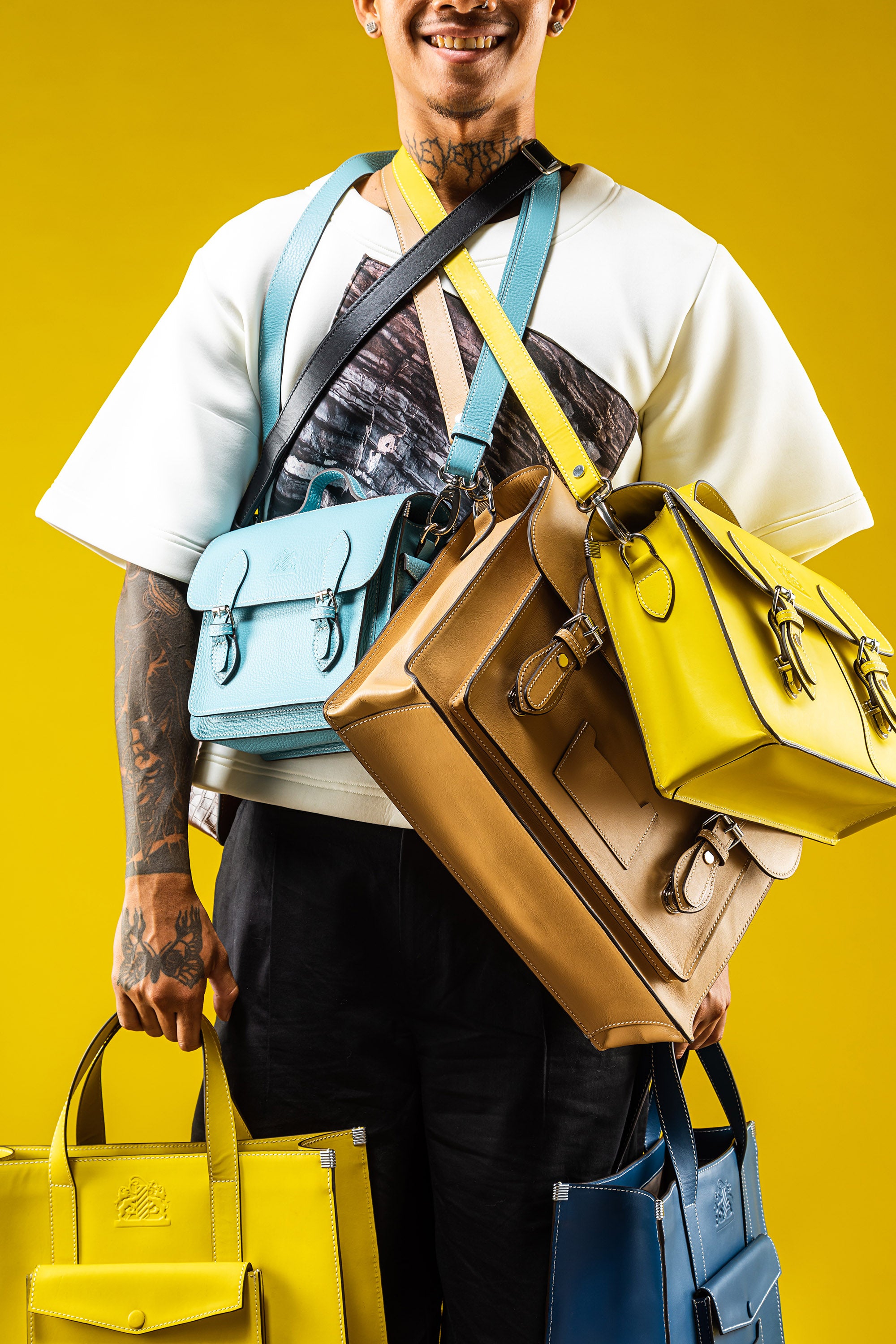 Marc Jacobs The Bicolor J Marc Shoulder Bag | Neiman Marcus