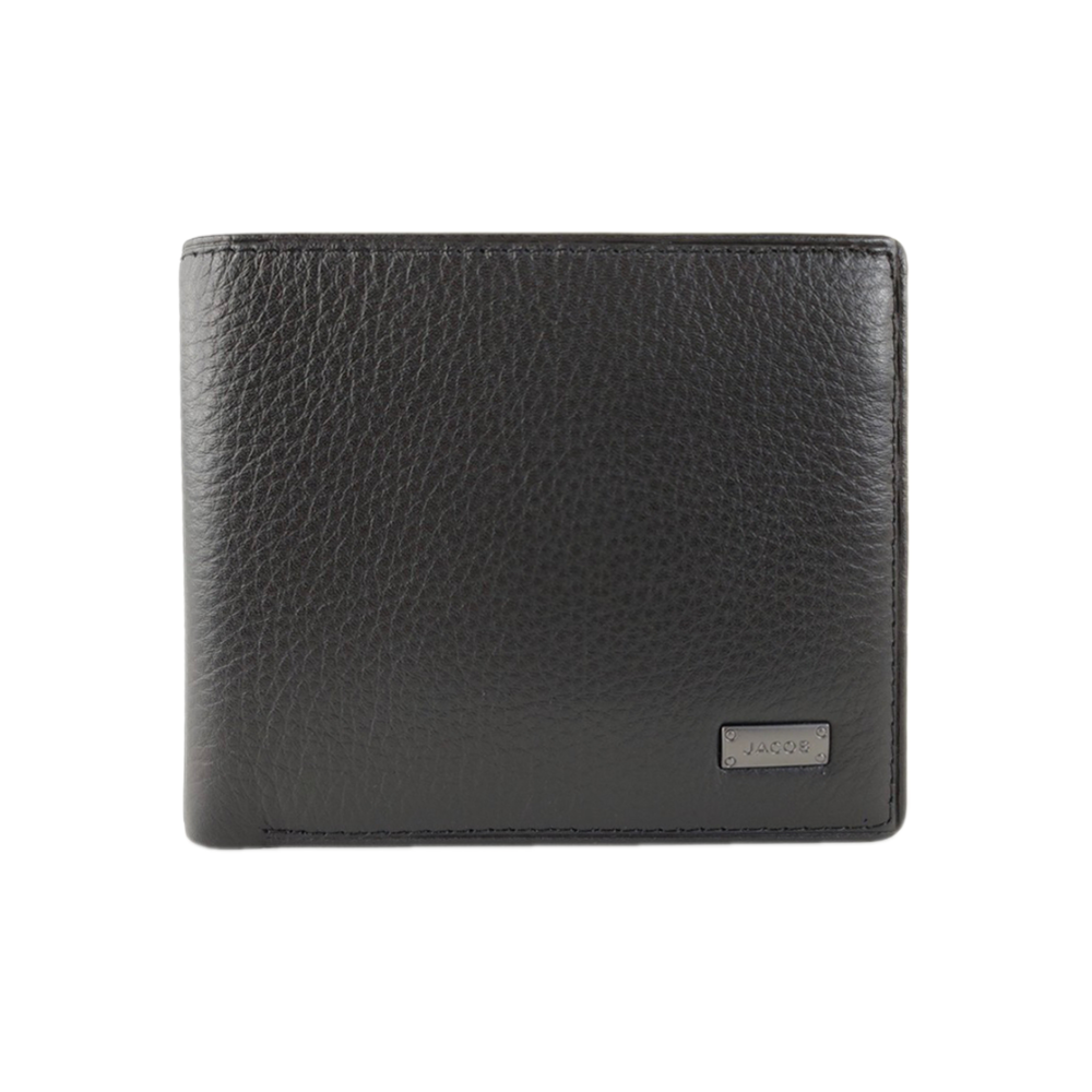 Classic Leather Wallet with Coin Compartment | JACOB