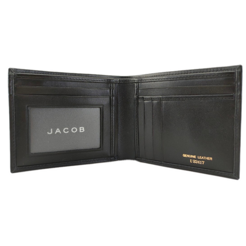 Simple Black Leather Wallet